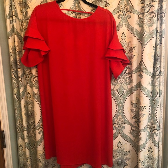 Beautiful bright red dress from Maurice’s - Picture 1 of 5